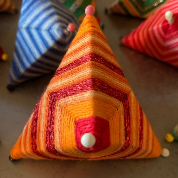 18 Ornament ideas, hang your own, use as decoration or vase filler. GEOMETRIC. - Picture 6 of 10